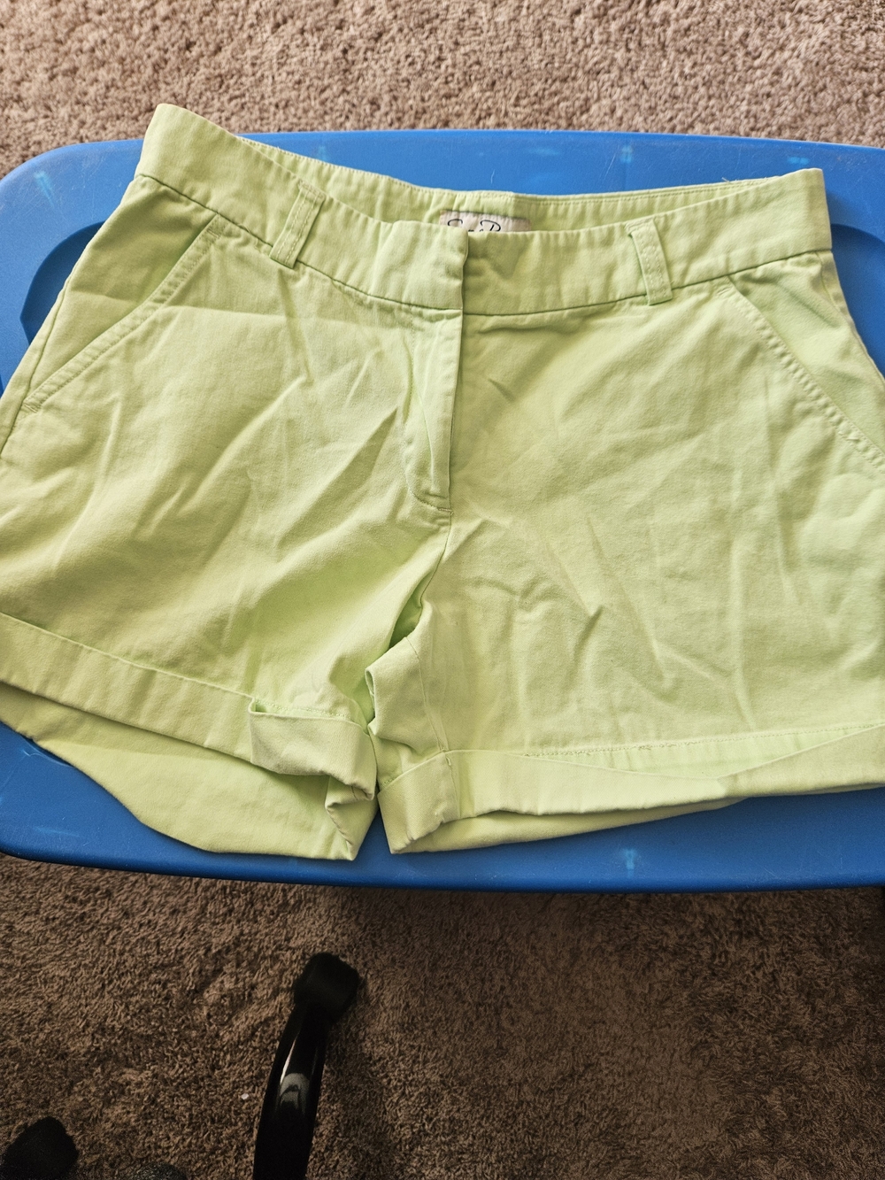 Steve & Barry's Lime Green Women's Chino Shorts